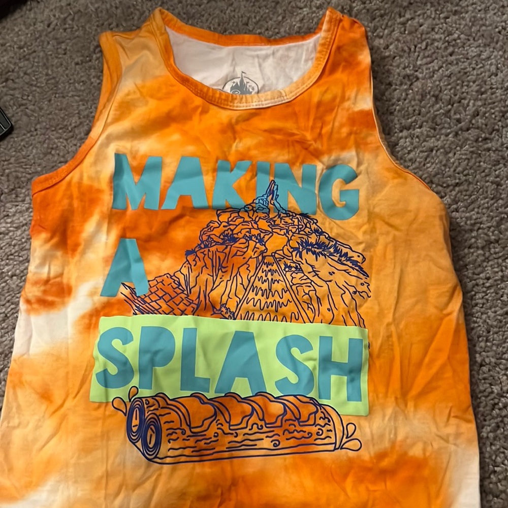 Disney World magic, kingdom, splash, mountain boys, tank top